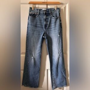 Pistola Women’s Lightly Distressed Med Wash‎ Jeans Size 27
